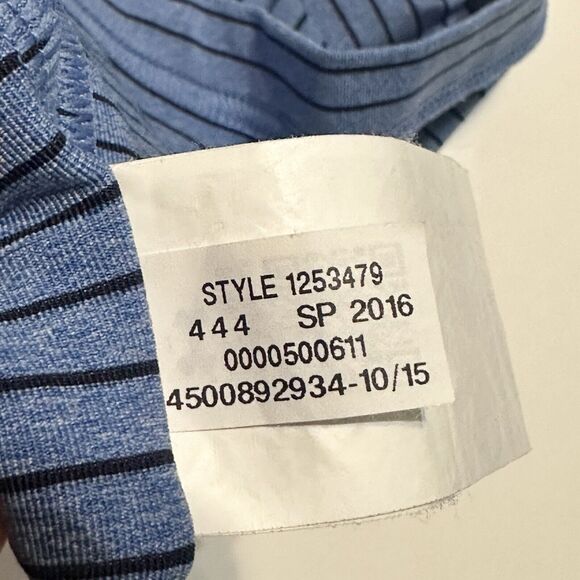 Under Armour Mens Polo Shirt Size XL Blue Orange Striped Logo Heat Gear Lot Of 2 - Picture 8 of 11